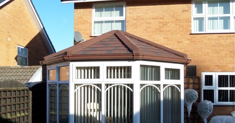 Georgian Conservatory Design Makes Solid Roof Replacement Straightforward